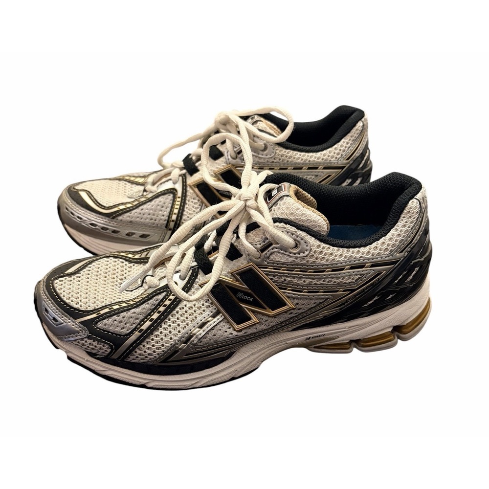 New Balance 1906R Metallic Silver Metallic Gold Size M 7.5 W 9.5 Running